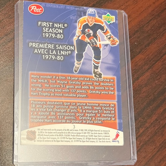 Post wayne gretzky hockey cards upper deck - Picture 4 of 6
